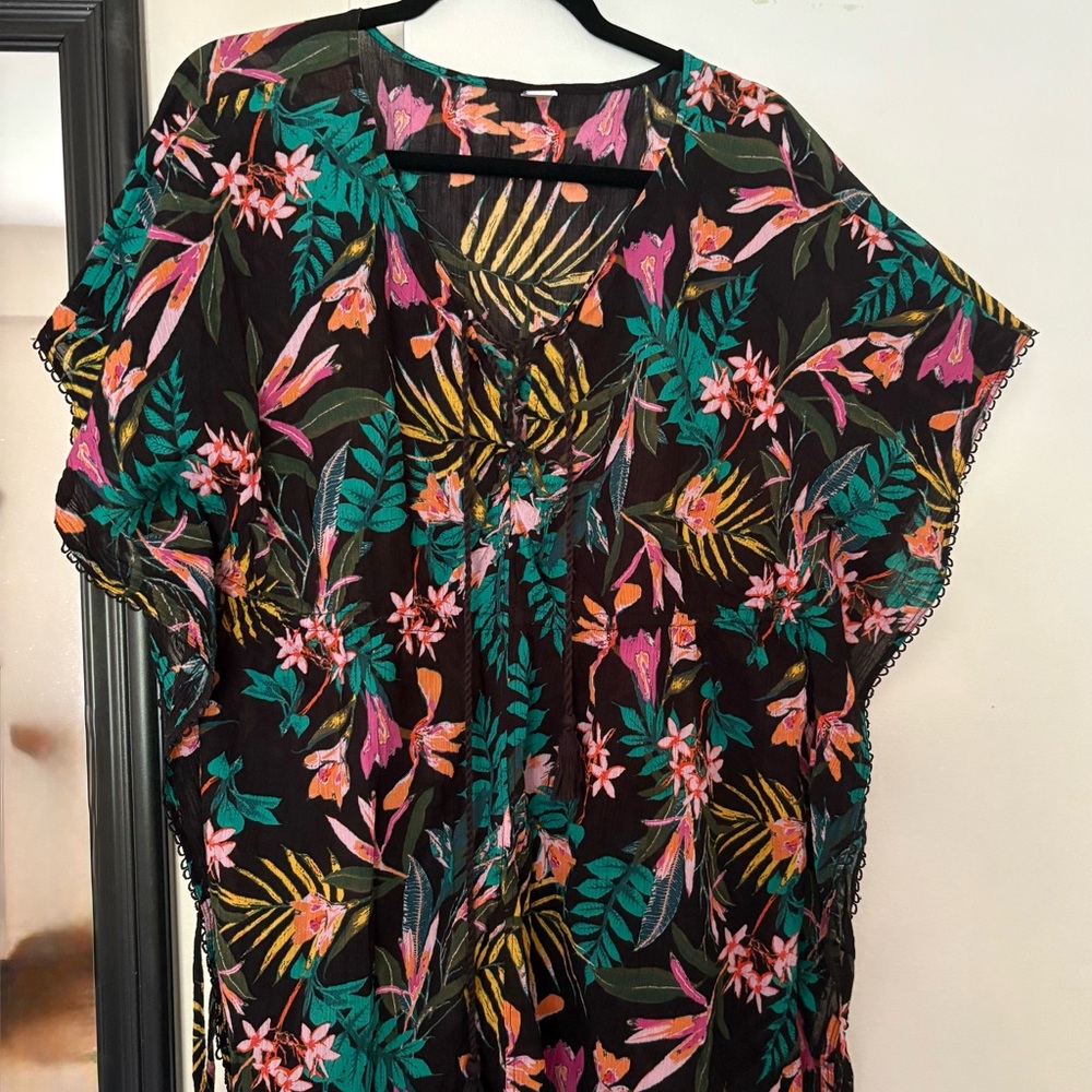 Old Navy Floral Beach Cover up